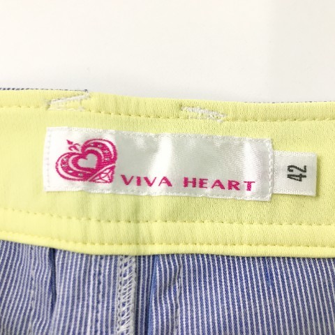 VIVA HEART ビバハート ストレッチスカート ブルー系 42 [240001996483] ゴルフウェア レディース_画像6
