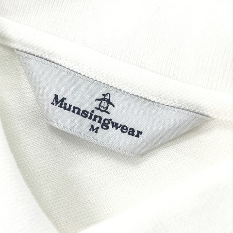 MUNSINGWEAR マンシングウェア 半袖ポロシャツ ホワイト系 M [240001998630] ゴルフウェア レディース_画像4