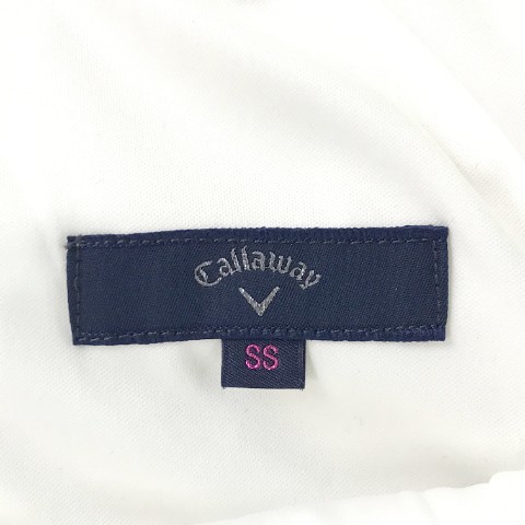 CALLAWAY Callaway lining attaching skirt en Boss total pattern white group SS [240101005105] Golf wear lady's 