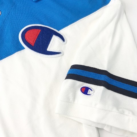 CHAMPION GOLF チャンピオンゴルフ 半袖ポロシャツ ブルー系 L [240001973473] ゴルフウェア メンズ_画像4