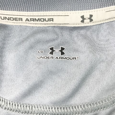 UNDER ARMOUR アンダーアーマー 半袖ポロシャツ グレー系 LG [240001976967] ゴルフウェア メンズ_画像5