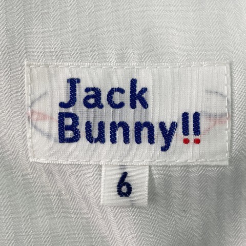 JACK BUNNY ジャックバニー ストレッチパンツ ストライプ ネイビー系 6 [240101081708] ゴルフウェア メンズ_画像6