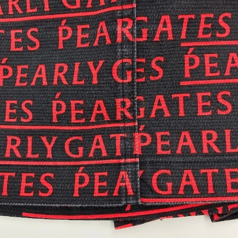 PEARLY GATES パーリーゲイツ 2022年モデル ストレッチ スカート ロゴ 総柄 レッド系 0 [240101084377] ゴルフウェア レディース_画像9