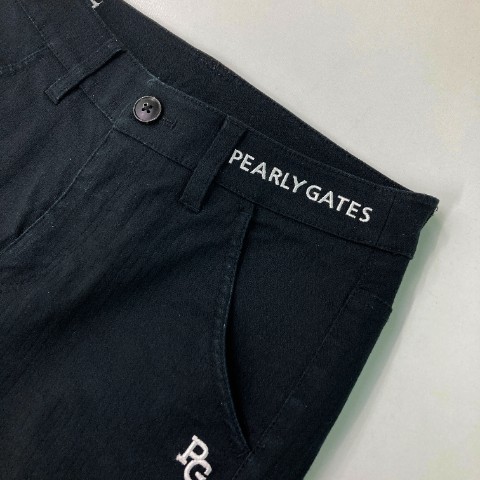 PEARLY GATES パーリーゲイツ 2022年モデル ストレッチパンツ ブラック系 0 [240101088737] ゴルフウェア レディース_画像3