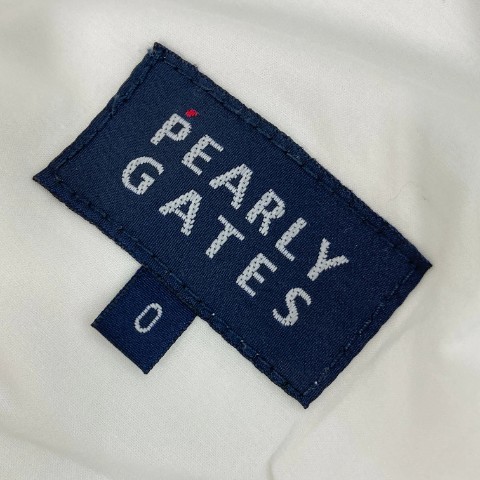 PEARLY GATES パーリーゲイツ ストレッチスカート 刺繍　総柄 ホワイト系 0 [240101060819] ゴルフウェア レディース_画像5