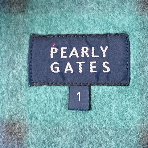 PEARLY GATES パーリーゲイツ 裏起毛ジップスカート チェック柄 グリーン系 1 [240101066403] ゴルフウェア レディース_画像5