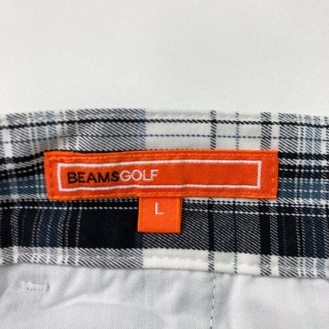 BEAMS GOLF ビームスゴルフ ストレッチパンツ チェック柄 ブラック系 L [240101072942] ゴルフウェア メンズの画像5