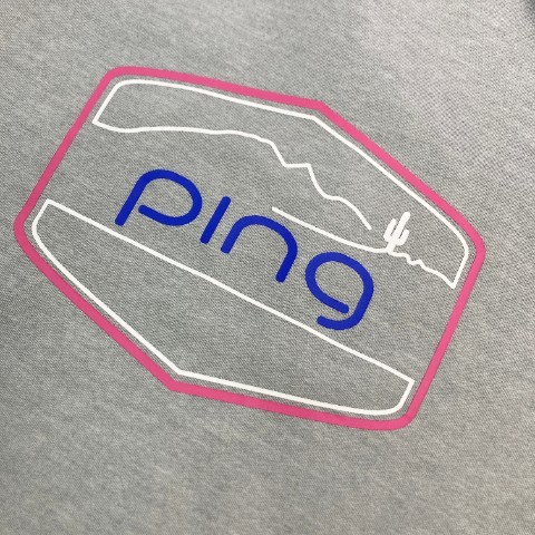 PING ピン 2023年モデル 半袖パーカー グレー系 S [240101074427] ゴルフウェア レディース_画像5
