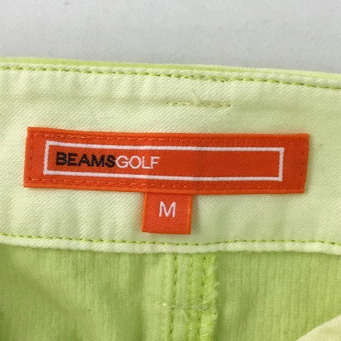 【新品】BEAMS GOLF ビームスゴルフ 2022年モデル コーデュロイ ストレッチスカート イエロー系 M [240101077661] ゴルフウェア_画像5