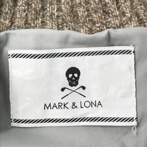MARK&LONA マークアンドロナ ウール ニット ジップジャケット MARK&LONA マークアンドロナ ウール ニット ジップジャケット