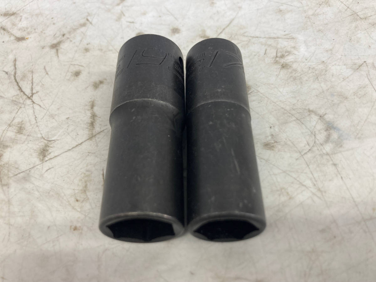 【中古品】Snap-on(スナップオン) ロングソケット 2本セット 1/2"(12.7sq) [17/19]　ITM4J9T6EPN0_画像3