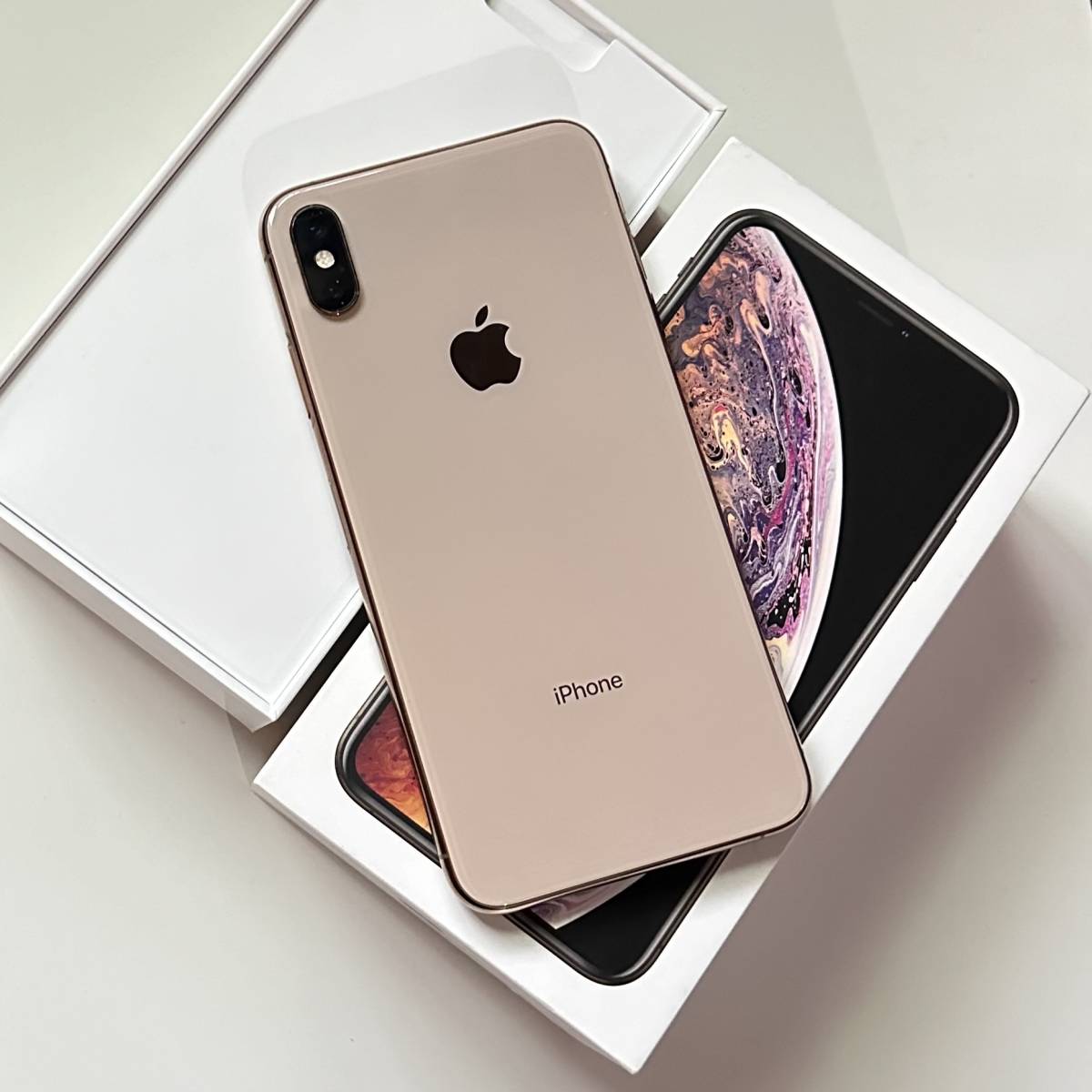 Yahoo!オークション - 美品 香港版 iPhone XS Max 256GB ゴー...