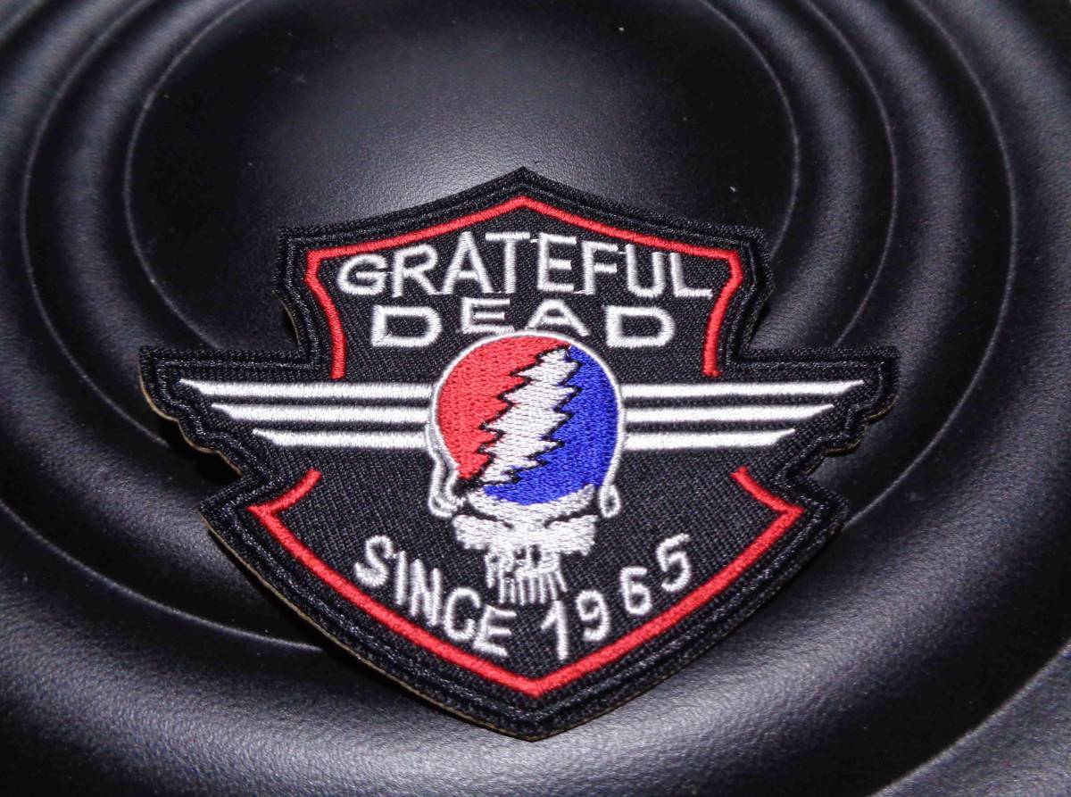 骸骨１９６５■新品 GRATEFUL DEAD グレイトフル・デッド 刺繍ワッペン◆音楽　ミュージック■サバゲー　リメイク■ 洋服・衣類・衣服DIY■_画像7