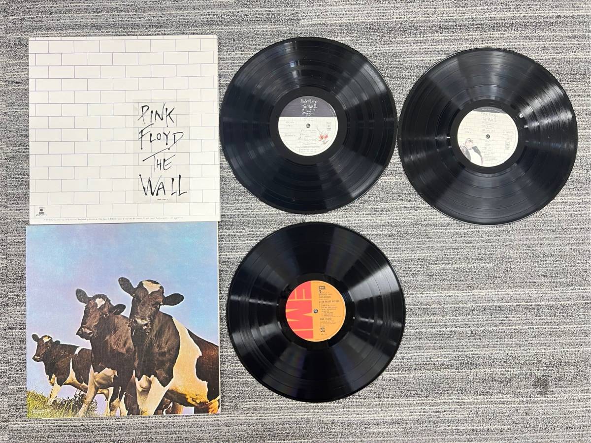 0001-0148 1円出品 レコード LP ピンクフロイド PINK FLOYD ファイナル カット 時空の舞踏 THE WALL 原子心母 帯付 含む おまとめ 4枚_画像5