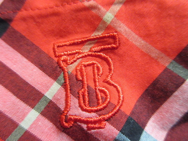 バーバリー　BURBERRY　LONDON ENGLAND 最高級ライン Burberry Small Scale Check Shirt　TB 刺繍　チェック　シャツ　S_画像3