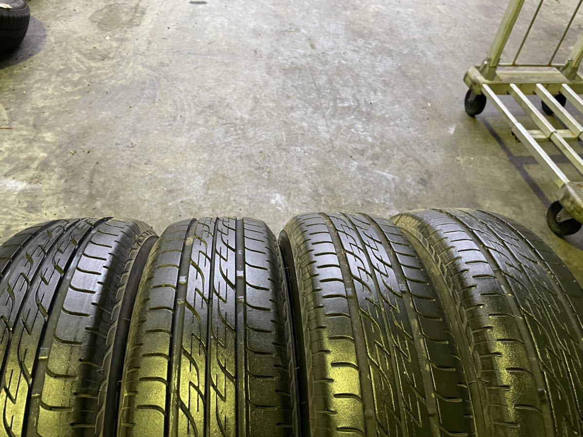 (4895)特価 バリ山 155/65R13 ワゴンR パレット ミラ ムーブ ライフ モコ AZワゴン ekワゴン 22年製 4本セットの画像1