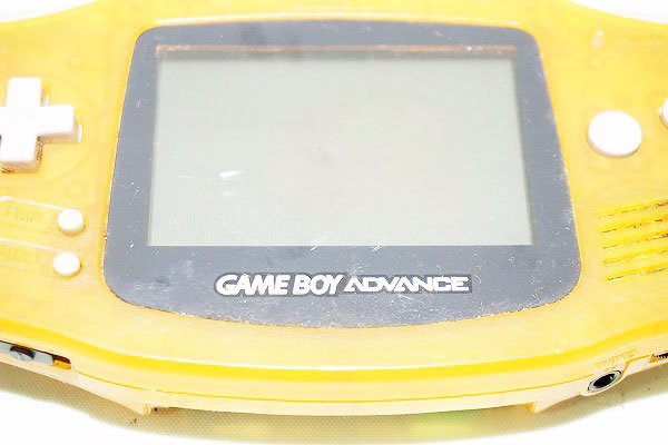 【質Banana】ジャンク品!! Nintendo/任天堂 AGB-001 オレンジ GAMEBOY/ゲームボーイアドバンス 部品取りに 現状品 ♪_画像4