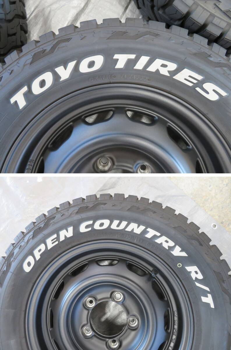 美品　APIO　WILDBOAR Ventura　16×5.5J+20　5H/139.7　TOYO TIRES　OPEN COUNTRY R/T　185/85R16 105/103N LT 8PR　2022年　夏４本_画像6