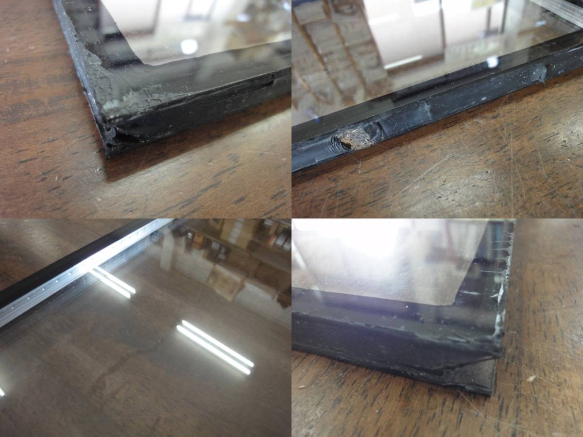F-907 アサヒ硝子 複層ガラス ペアガラス 約 639ｘ542ｘ18㎜ 明り取り 窓 サッシ関連 DIY リフォーム 修理 補修の画像4