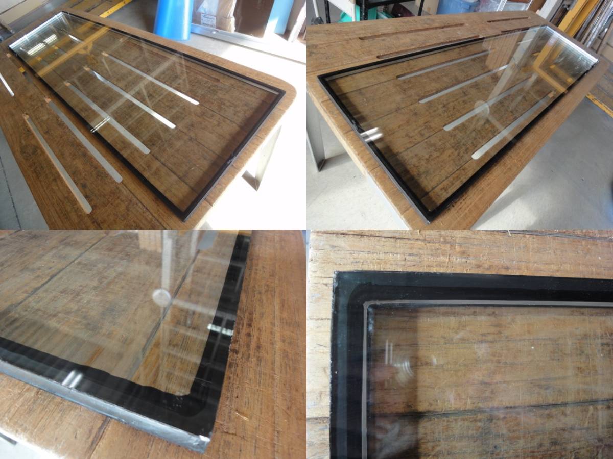 T-142  複層ガラス ペアガラス 約 408ｘ1387ｘ18㎜ 明り取り 窓 サッシ関連 DIY リフォーム 修理 補修の画像3