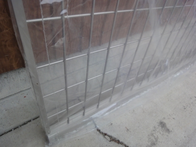 T-172 together 3 pieces set + extra pillar 4ps.@YKKsin Pleo fence H800mm for aluminium mesh fence DIY reform repair 