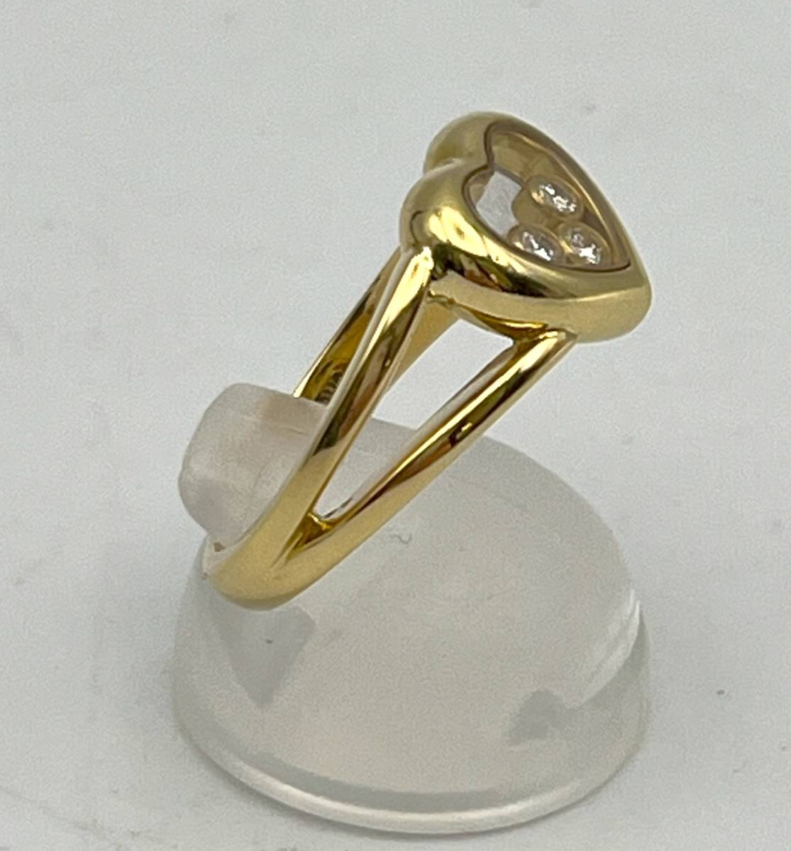 Chopard　ショパール　ハッピーダイヤモンドリング　指輪　750　K18　イエローゴールド 13号　磨き仕上げ済み_画像5