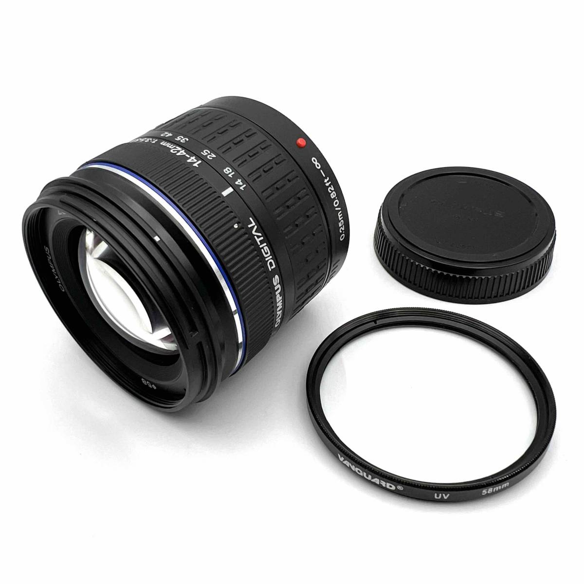 【美品】OLYMPUS オリンパス ZUIKO DIGITAL 14-42mm F3.5-5.6 ED ズームレンズ カメラレンズ_画像1