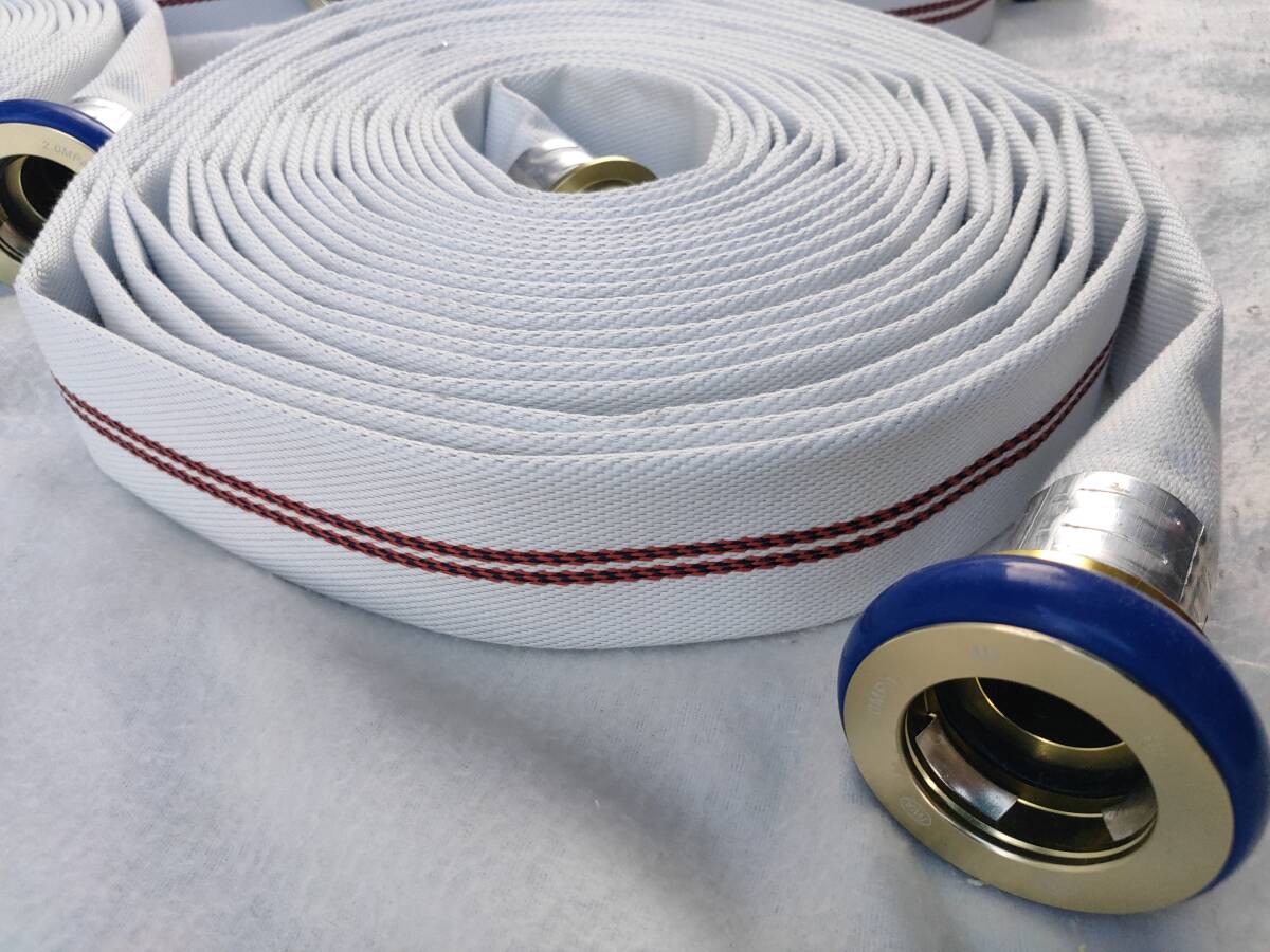 PPZ354757 dead stock (IWA) fire fighting hose 2 pcs set ③*2021 year * aqua jet *40x15m*0.7Mpa( unused ) agriculture for water water hose 