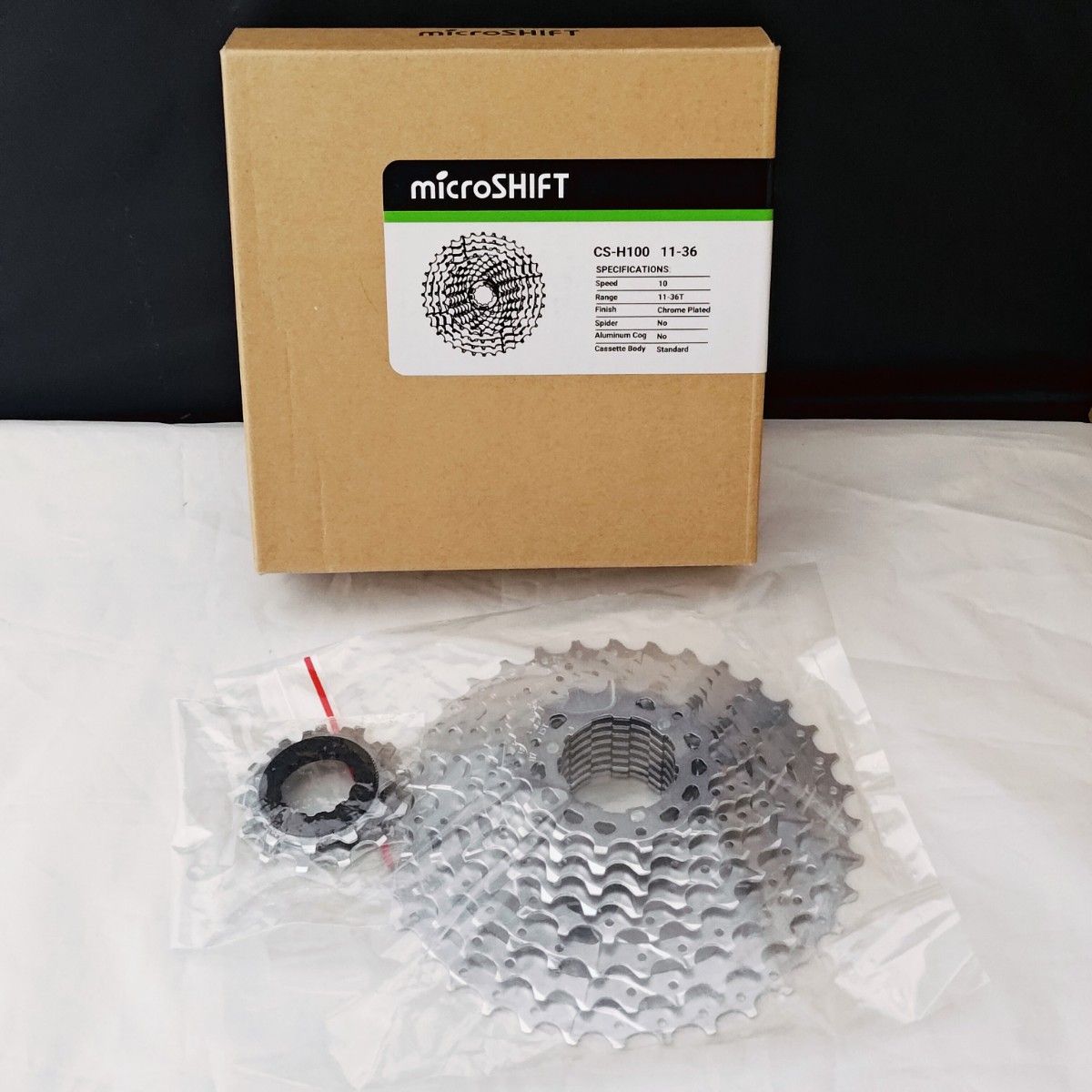 10速 11-36T microSHIFT CS-H100 / シマノ対応 カセット 10速 11-36T microSHIFT CS-H100 / シマノ対応 カセット