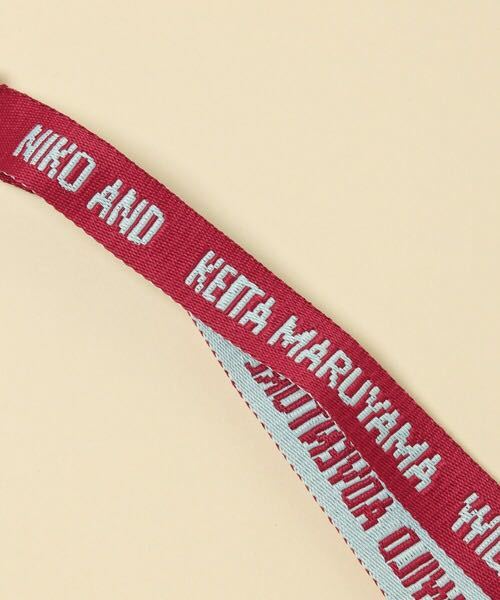 KEITA MARUYAMA Nico and neck piece neck strap red niko and Keita Maruyama Ran yard 