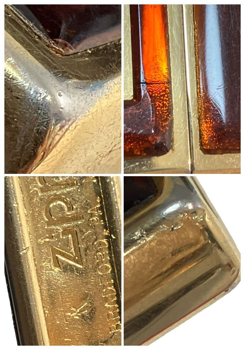 現状品 着火未確認 ZIPPO ジッポー 1990年製 ケース ゴールド色塗装 [TK24-0218-2]_傷　汚れ　剥がれ　凹み　割れ　ヒビ　欠け