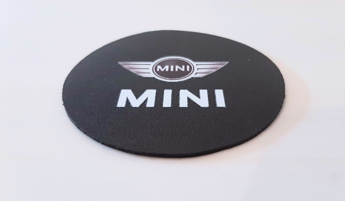  Mini держатель для напитков 2 шт. комплект коврик эмблема Coaster MINI Mini Cooper Rover Mini Clubman,