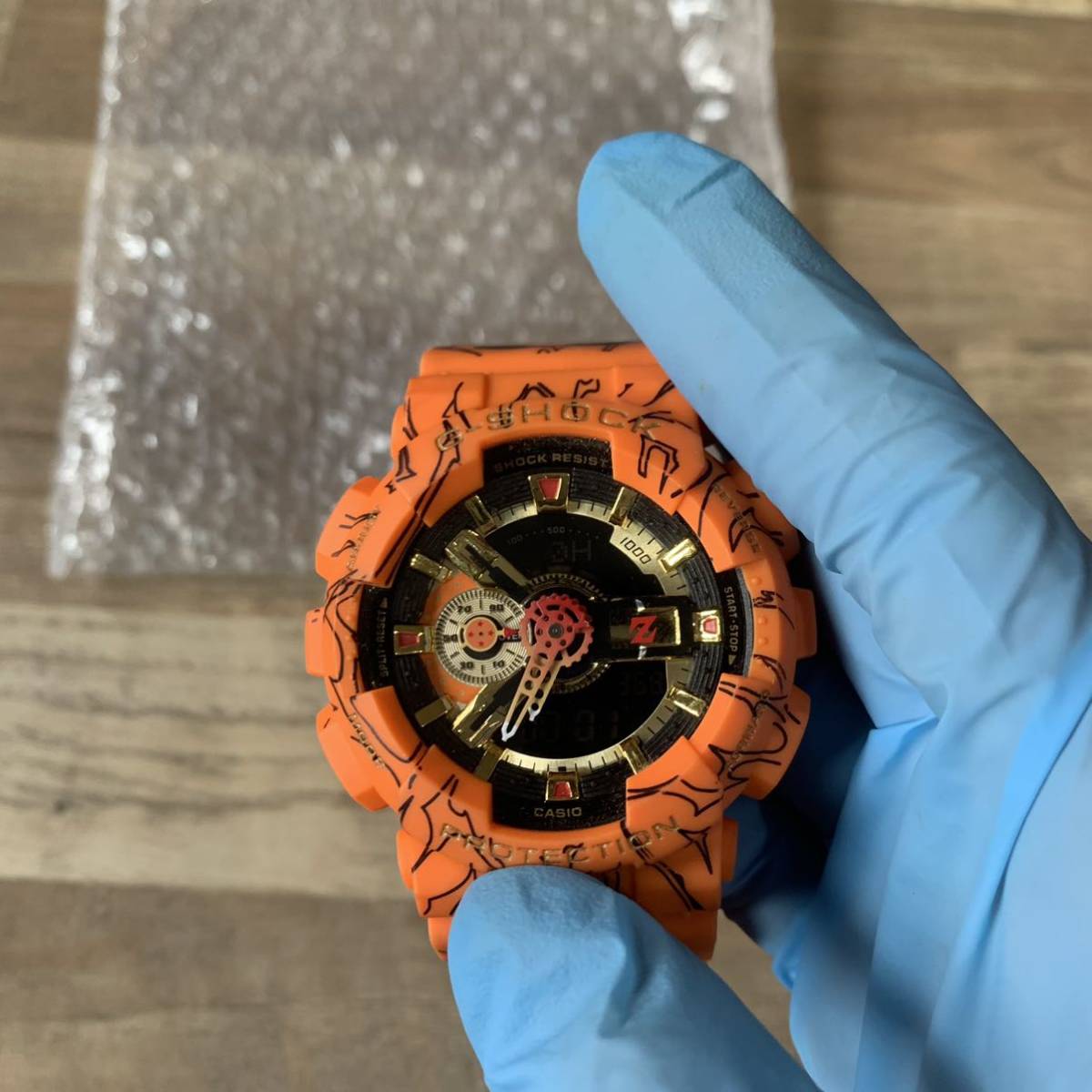 数回のみ使用 G-SHOCK Gショック ドラゴンボール コラボ CASIO カシオ 腕時計 コラボモデル DRAGON BALL_画像2