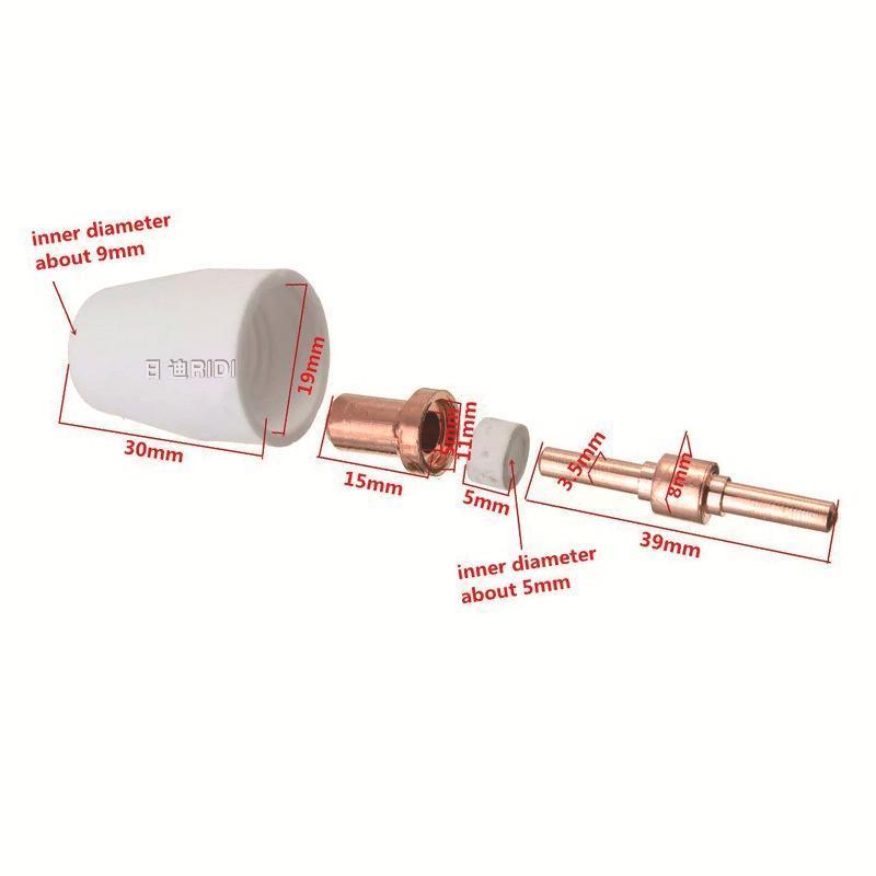 プラズマカッター用 消耗品セット 60個 CUT40 CUT50 CUT55 PT31 L-G40対応_画像2