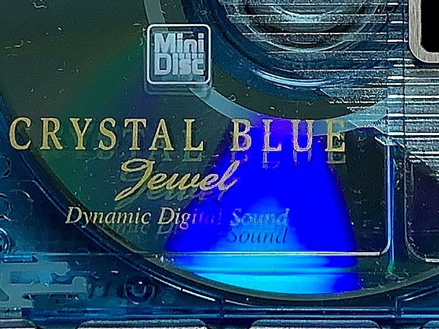 送料185円～　Victor　ビクター　CRYSTAL　BLUE　MD74_CRYSTAL　BLUE　MD74