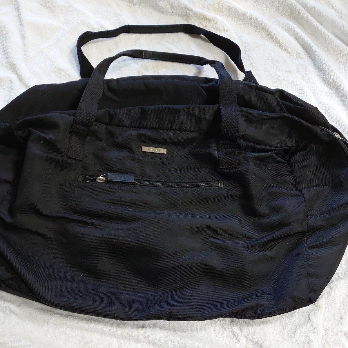 GUCCI グッチ ボストンバッグ ナイロン 黒 バッグ ブラック系　鞄　旅行鞄　旅行バッグ