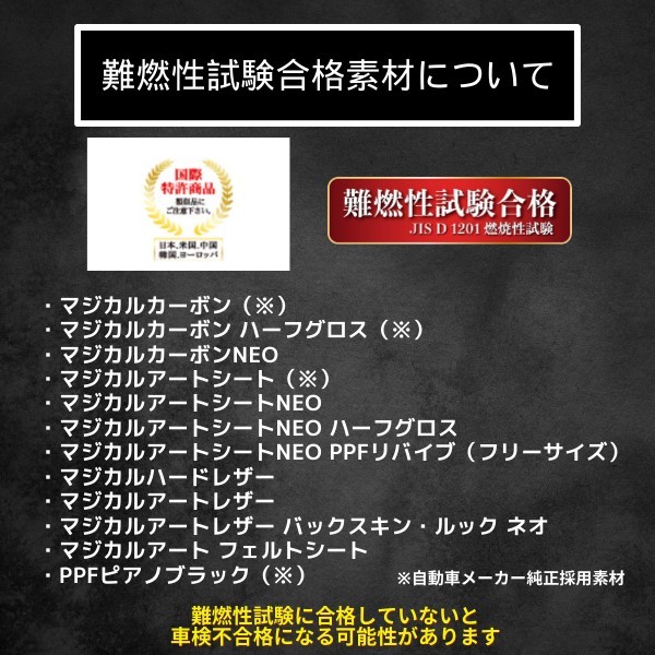 スイフト 80/50系 キックガード マジカルアートハードレザー スズキ 内装 傷防止 汚れ 保護 ハセプロ MHL-KGSZ2_画像6