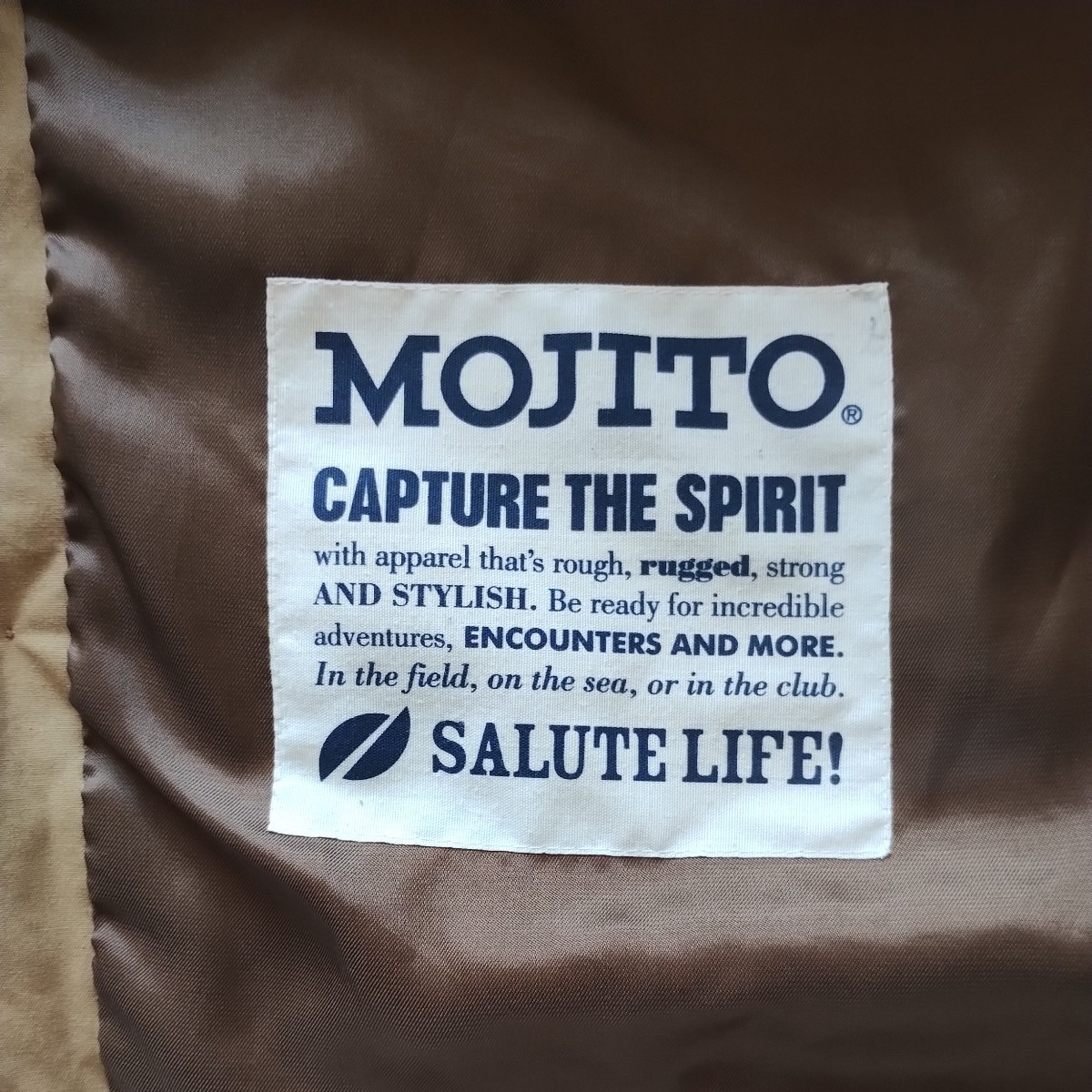 MOJITO モヒート キルティング シャツジャケット M_画像3