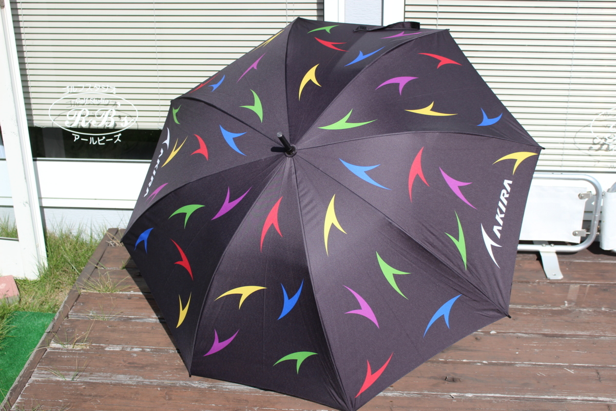 【限定品】　アキラ　日傘　晴雨兼用傘　300g　ブラック　【軽量】