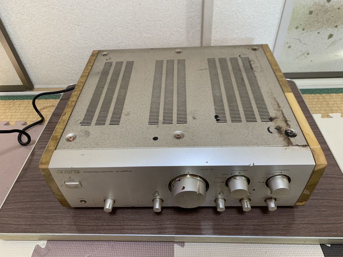 《SANSUI サンスイ　プリメインアンプ AU-907XR ／ジャンク品》_画像2