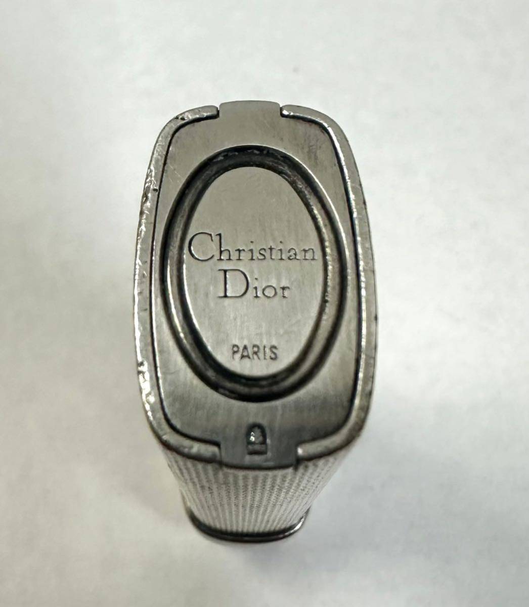 Christian Dior クリスチャンディオール ガスライター 喫煙具 シルバー ゴールド 着火品_画像4