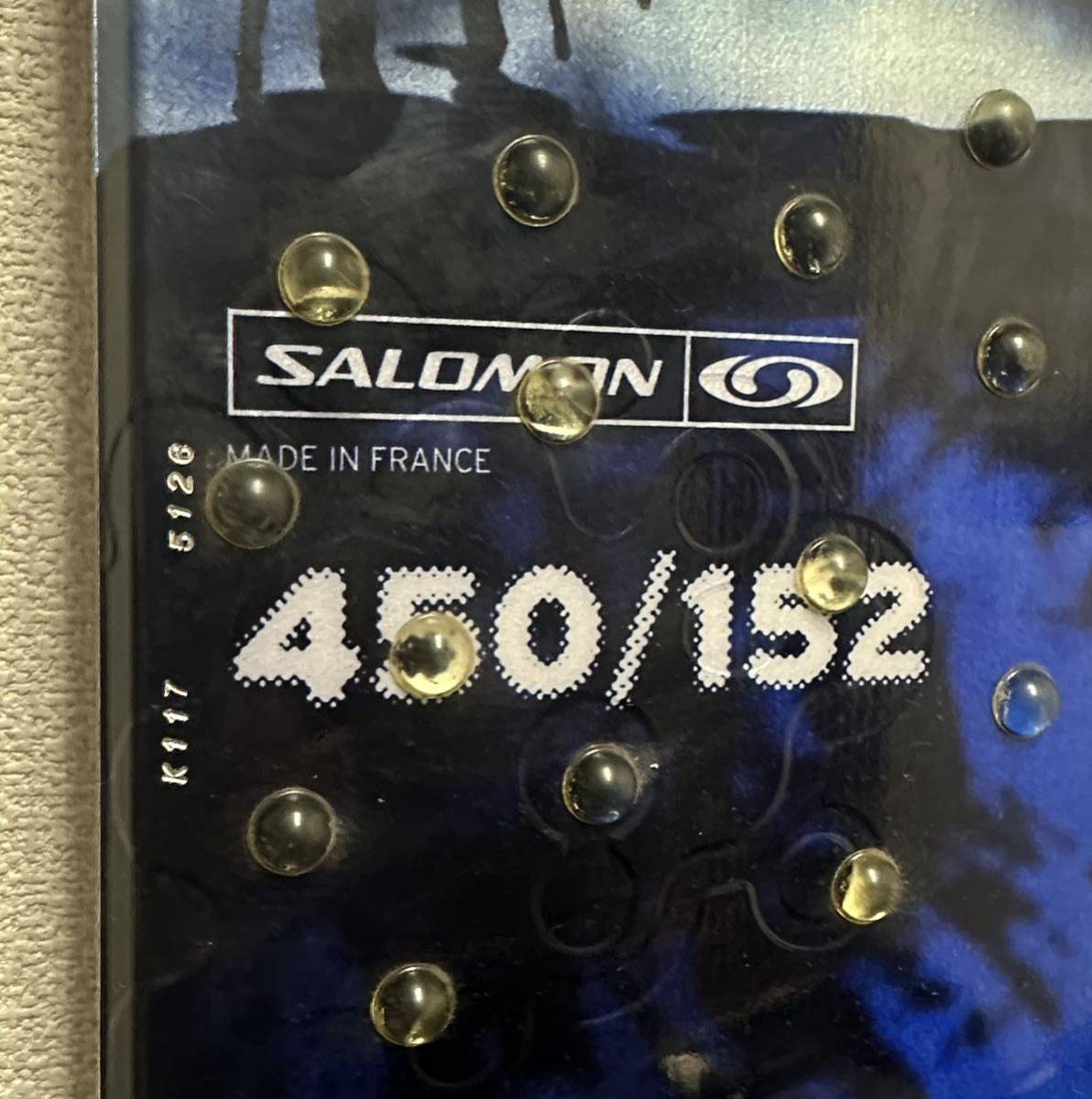 SALOMON サロモン スノーボード スノボー板 450/152 ビンディング付き 全長約150cm_画像2