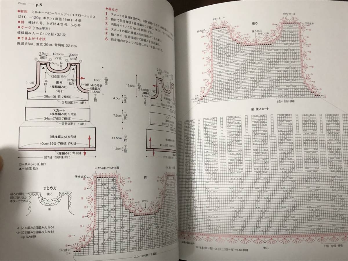 「Baby Knit 1週間で完成！編んでたのしい！手編みのベビーニット 」とじ・はぎかんたん！全図解と写真のプロセス付き　中古本