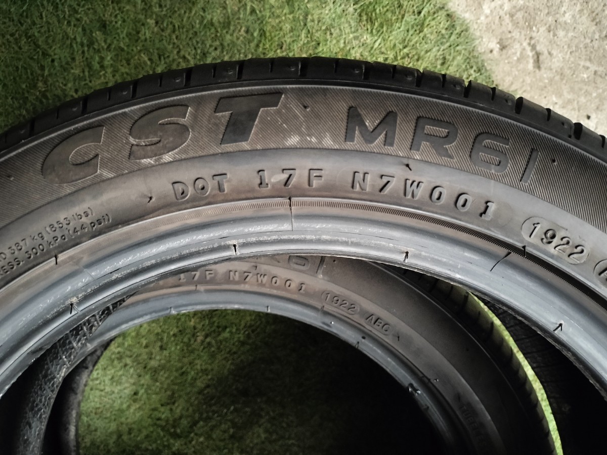 A655 165/55R15 75V MARQUIS CST MR61 IN/OUT 指定あり　2本セット　2022年製_画像5