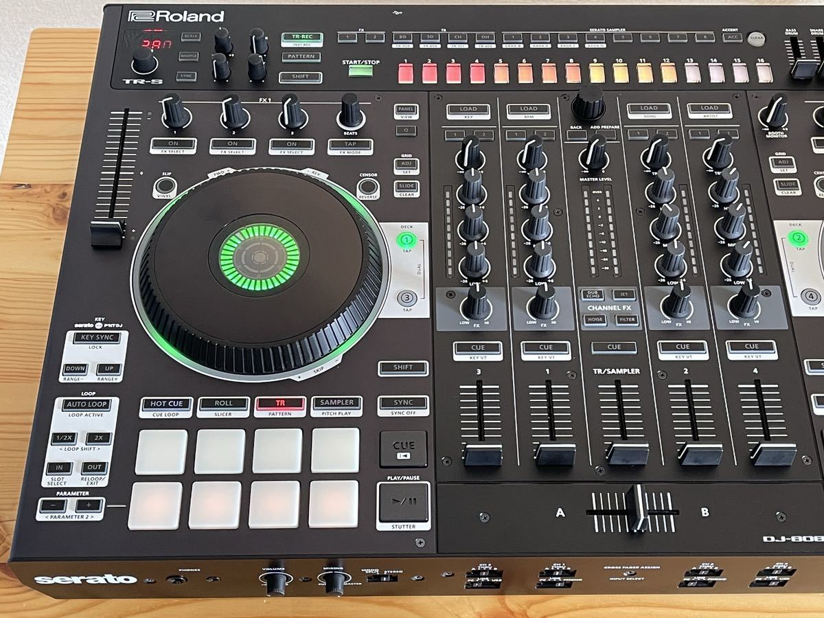 Roland DJ-808 прекрасный товар serato DJ контроллер DJ миксер Boucher нет 