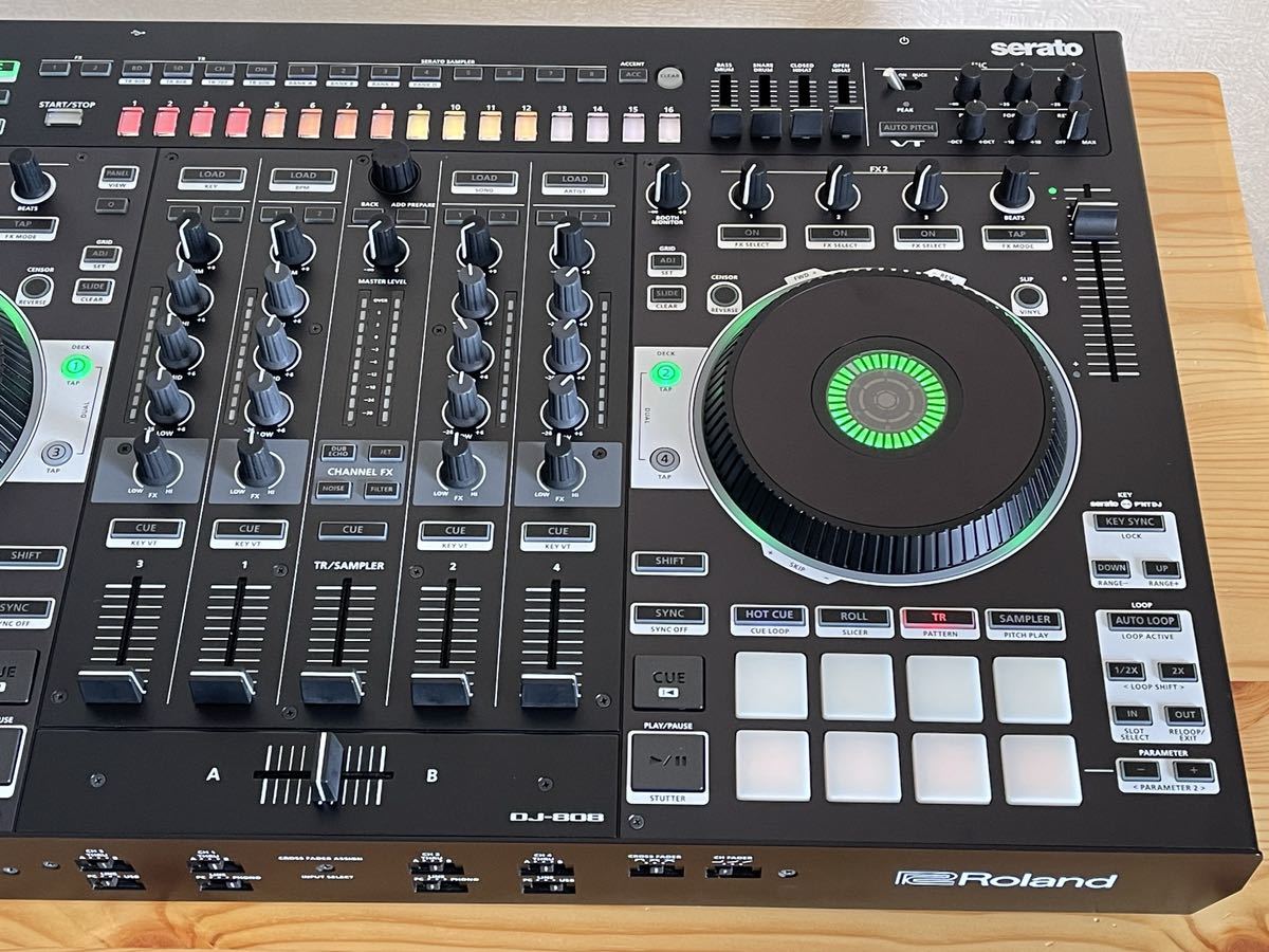 Roland DJ-808 прекрасный товар serato DJ контроллер DJ миксер Boucher нет 