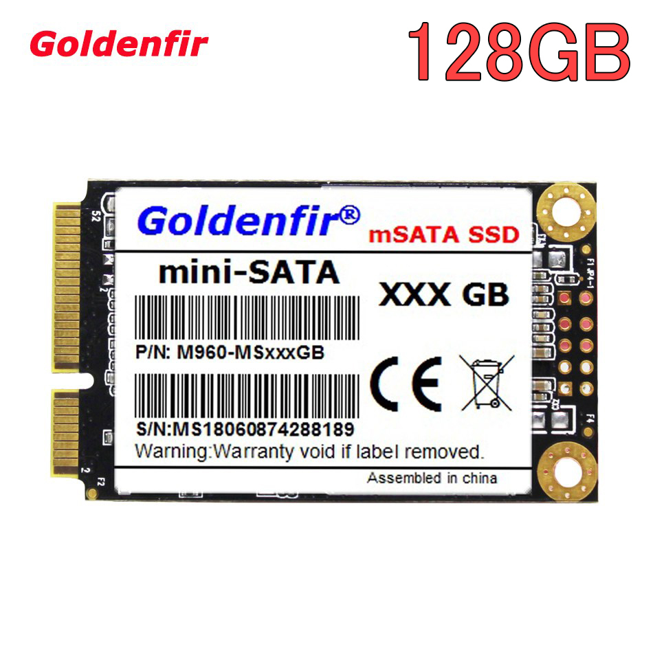 《最安新品！》SSD Goldenfir 128GB mSATA 新品 高速 NAND TLC 内蔵 デスクトップPC ノートパソコン_画像1