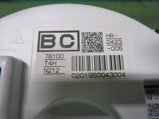 H25年2月 ■ N-ONE プレミアム4WD DBA-JG2 スピードメーター ■ 純正 (24万525km) HR-0423-005 【岐阜発】の画像6