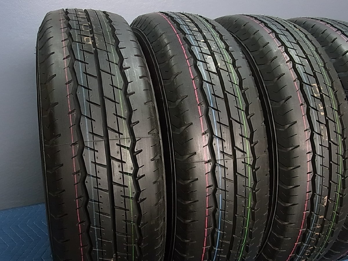 未走行 新車外し 2023年製 DUNLOP SP175N 195/80R15 4本 / ダンロップ 107/105N LT 200系 ハイエース_画像2