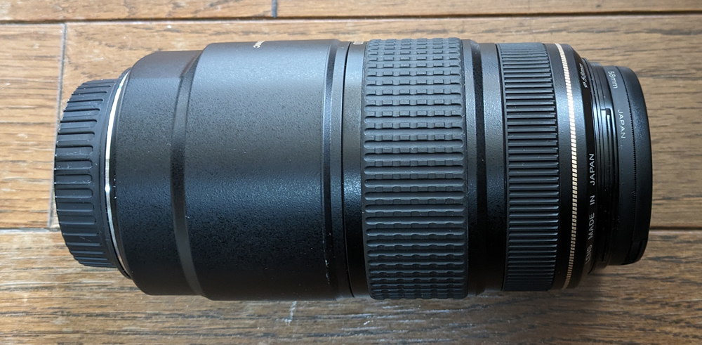 CANON キヤノン 望遠75-300ｍｍ 1：4-5.6 IS ULTRASONIC CANON IMAGE STABILIZER 1.5m/4.9ft_画像2
